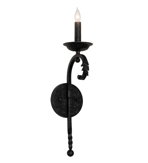 Meyda Lighting Andorra 5" Gunmetal Wall Sconce