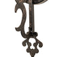 Meyda Lighting Aneila 5" Coffee Bean Wall Sconce With Ivory Faux Candlelight
