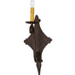 Meyda Lighting Angelique 8" Copper Rust Wall Sconce With Ivory Faux Candlelight
