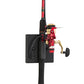 Meyda Lighting Angler 7" Textured Black Wall Sconce