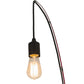 Meyda Lighting Angler 7" Textured Black Wall Sconce