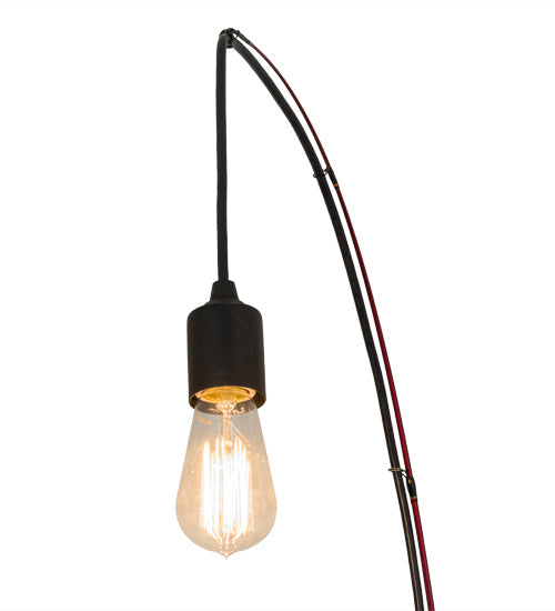 Meyda Lighting Angler 7" Textured Black Wall Sconce