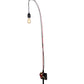 Meyda Lighting Angler 7" Textured Black Wall Sconce