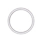 Meyda Lighting Anillo 16" LED Mahogany Bronze Halo Pendant Light With White Statuario Idalight Shade