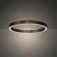 Meyda Lighting Anillo 24" Bronze Halo Pendant Light With White Statuario Idalight Shade