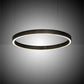 Meyda Lighting Anillo 28" Bronze Halo Pendant Light With White Statuario Idalight Shade