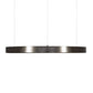 Meyda Lighting Anillo 28" Bronze Halo Pendant Light With White Statuario Idalight Shade
