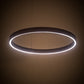 Meyda Lighting Anillo 28" LED Mahogany Bronze Halo Pendant Light With White Statuario Idalight Shade Glass
