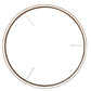 Meyda Lighting Anillo 39" LED Bronze Halo Pendant Light With White Statuario Idalight Shade