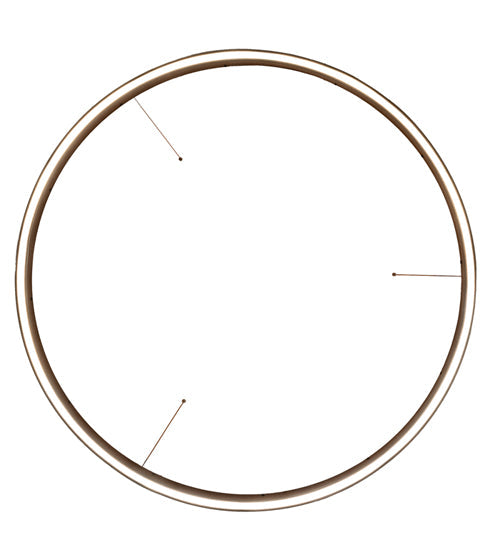 Meyda Lighting Anillo 39" LED Bronze Halo Pendant Light With White Statuario Idalight Shade