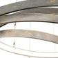 Meyda Lighting Anillo 48" 4-Ring LED French Bronze Cascading Pendant Light With White Statuario Idalight Shade