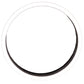 Meyda Lighting Anillo Halo 16" LED Florence Walnut Pendant Light With White Statuario Idalight Shade