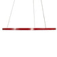 Meyda Lighting Anillo Halo 32" White Pendant Light With Ruby & White Statuario Idalight Shade