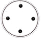 Meyda Lighting Anillo Halo 36" LED Textured Black Pendant Light With White Statuario Idalight Shade