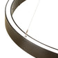 Meyda Lighting Anillo Halo 60" LED Timeless Bronze Pendant Light With Statuario Idalight Shade