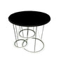 Meyda Lighting Anillo Pairando 84" 3-Ring LED Cascading Pendant Light With White Statuario Idalight Shade Glass