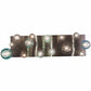 Meyda Lighting Anjou 84" 14-Light Brushed Champagne Cascading Pendant Light With Blue & Gray Shade Glass