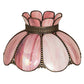 Meyda Lighting Annabelle 18" Pink Iridescent Shade Glass