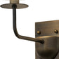 Meyda Lighting Annacostia 8" Antique Brass Wall Sconce With White Fabric Shade