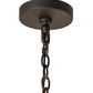 Meyda Lighting Anthracite 54" 10-Light Oil Rubbed Bronze Chandelier With Ivory Faux Candlelight