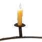 Meyda Lighting Anthracite 54" 10-Light Oil Rubbed Bronze Chandelier With Ivory Faux Candlelight