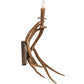 Meyda Lighting Antlers 14" Natural Antler Elk & Mule Deer Wall Sconce