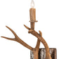 Meyda Lighting Antlers 14" Natural Antler Elk & Mule Deer Wall Sconce