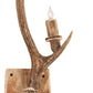 Meyda Lighting Antlers 18" 3-Light Elk & Mule Deer Right Wall Sconce