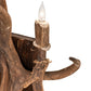 Meyda Lighting Antlers 21" 5-Light Elk & Mule Deer Wall Sconce