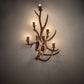 Meyda Lighting Antlers 21" 5-Light Elk & Mule Deer Wall Sconce