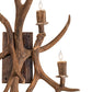 Meyda Lighting Antlers 21" 5-Light Elk & Mule Deer Wall Sconce