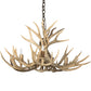 Meyda Lighting Antlers 32" 4-Light Antique Copper Mule Deer Chandelier