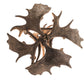 Meyda Lighting Antlers 33" 10-Light Antique Copper Moose Chandelier