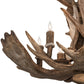 Meyda Lighting Antlers 33" 10-Light Antique Copper Moose Chandelier