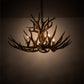 Meyda Lighting Antlers 33" 4-Light Antique Copper Whitetail Deer Chandelier