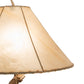 Meyda Lighting Antlers 34" Elk & Mule Deer Table Lamp With Beige Shade