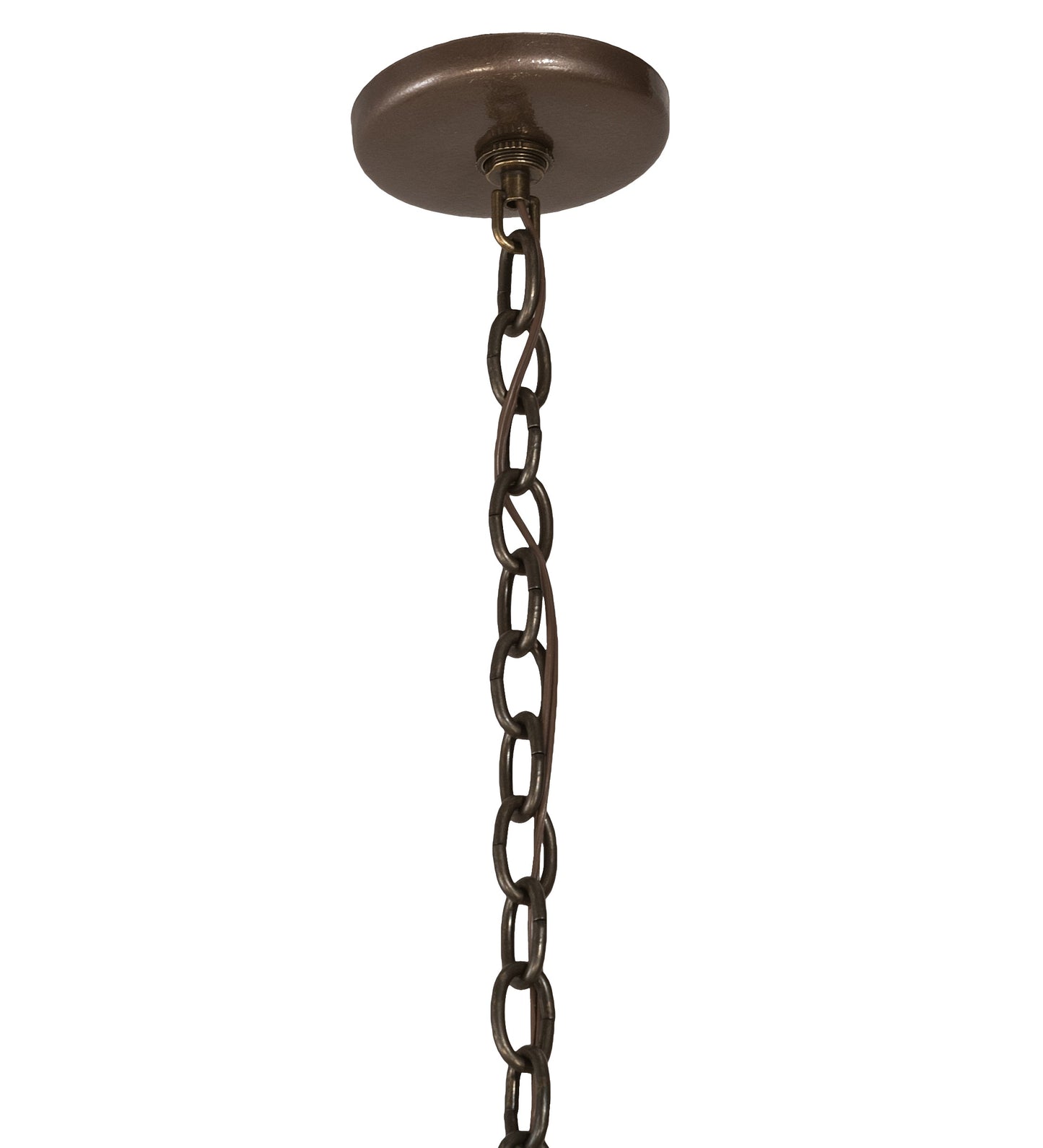Meyda Lighting Antlers 36" 12-Light 2-Tier Antique Copper Mule Deer Chandelier