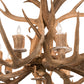 Meyda Lighting Antlers 38" 8-Light Antique Copper Chandelier