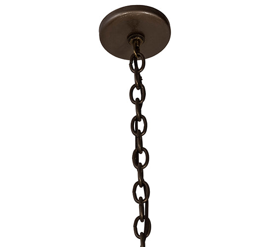 Meyda Lighting Antlers 38" 8-Light Antique Copper Mule Deer Chandelier