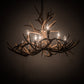 Meyda Lighting Antlers 42" 10-Light Antique Copper Mule Deer Chandelier