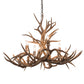 Meyda Lighting Antlers 42" 10-Light Antique Copper Mule Deer Chandelier