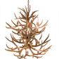 Meyda Lighting Antlers 42" 12-Light Antique Copper Mule Deer Chandelier