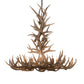 Meyda Lighting Antlers 43" 8-Light Antique Copper Whitetail Deer Chandelier