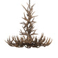 Meyda Lighting Antlers 43" 8-Light Antique Copper Whitetail Deer Chandelier