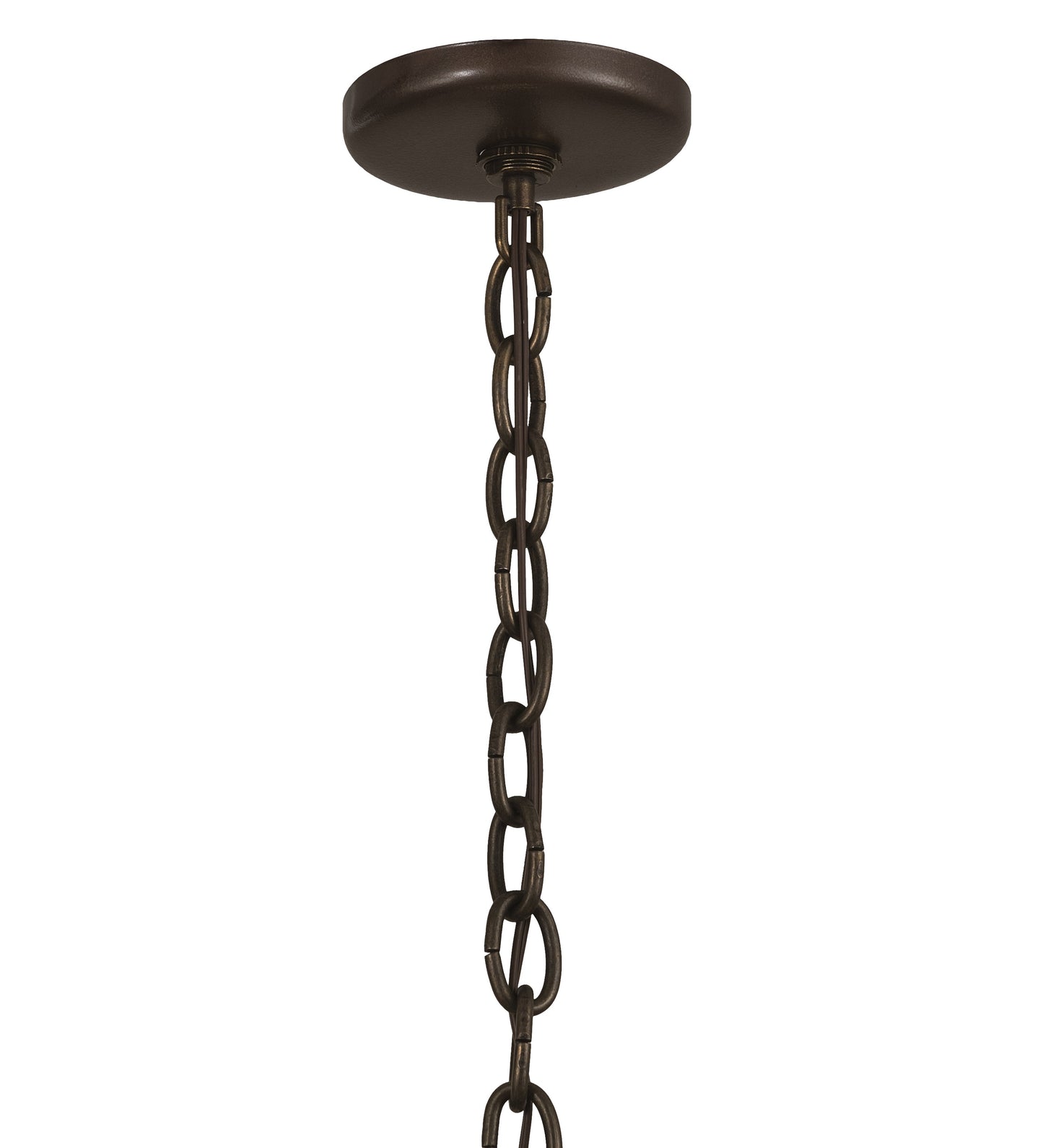 Meyda Lighting Antlers 43" 8-Light Antique Copper Whitetail Deer Chandelier