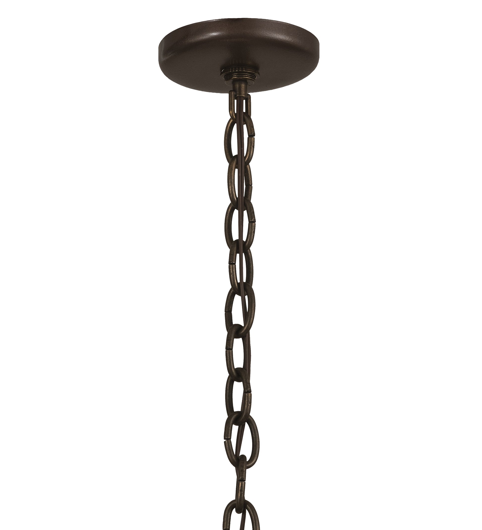 Meyda Lighting Antlers 43" 8-Light Antique Copper Whitetail Deer Chandelier