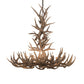 Meyda Lighting Antlers 43" 8-Light Antique Copper Whitetail Deer Chandelier
