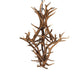 Meyda Lighting Antlers 48" 8-Light Antique Copper Elk & Mule Deer Chandelier