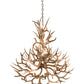 Meyda Lighting Antlers 52" 12-Light Antique Copper Mule Deer Chandelier