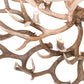 Meyda Lighting Antlers 52" 12-Light Antique Copper Mule Deer Chandelier
